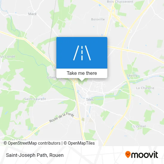 Chemin Saint-Joseph map