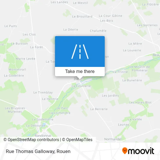 Rue Thomas Galloway map