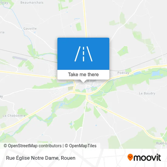 Rue Église Notre Dame map
