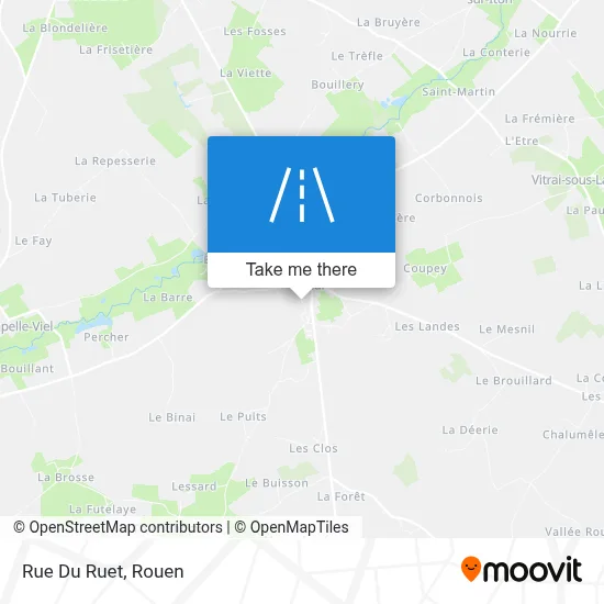 Rue Du Ruet map
