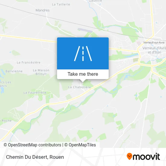 Chemin Du Désert map