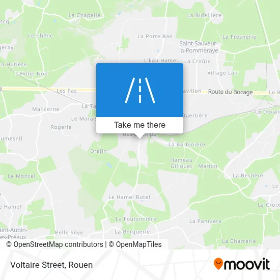 Mapa Rue Voltaire