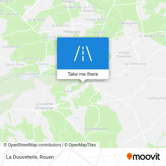 La Douveterie map