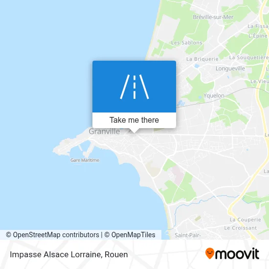 Impasse Alsace Lorraine map