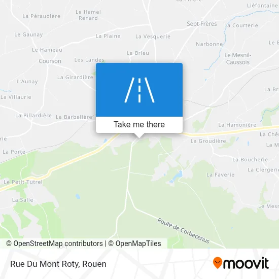 Rue Du Mont Roty map