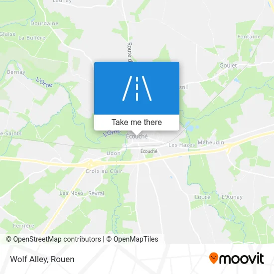 Ruelle Aux Loups map