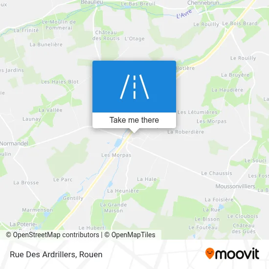 Rue Des Ardrillers map