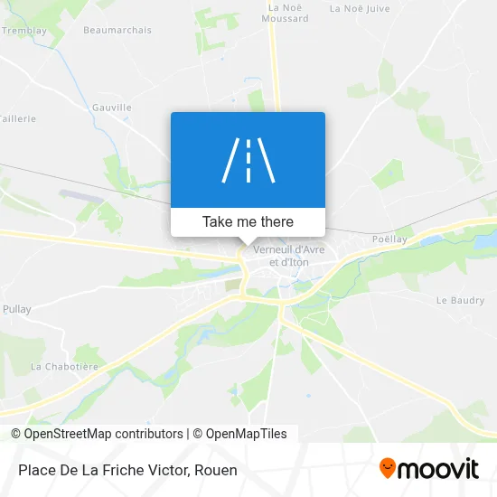 Place De La Friche Victor map