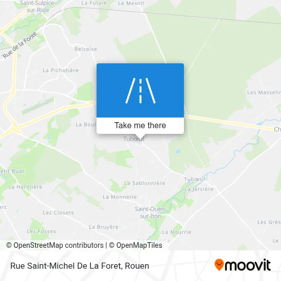 Mapa Rue Saint-Michel De La Foret