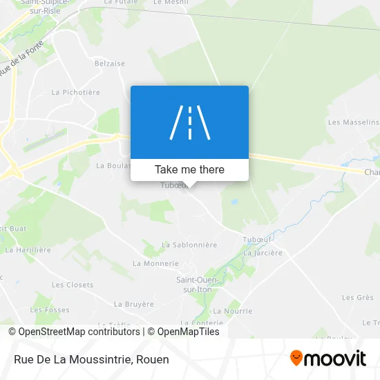 Mapa Rue De La Moussintrie