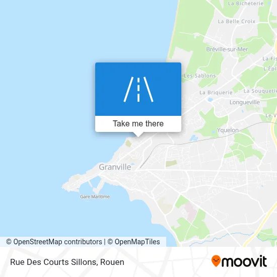 Rue Des Courts Sillons map