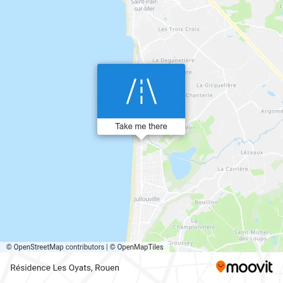 Résidence Les Oyats map