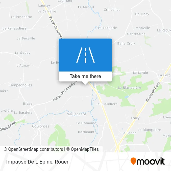 Impasse De L Epine map