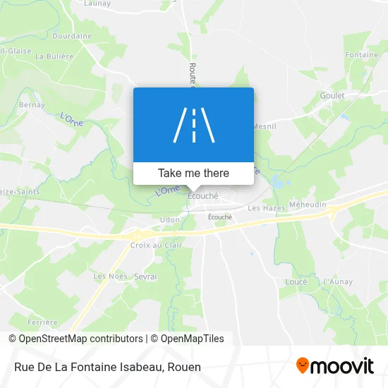 Mapa Rue De La Fontaine Isabeau
