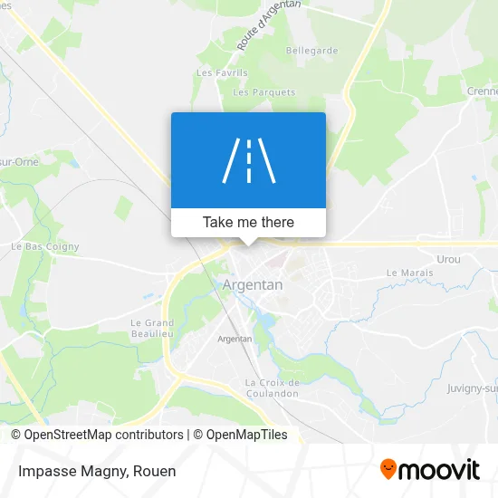 Impasse Magny map