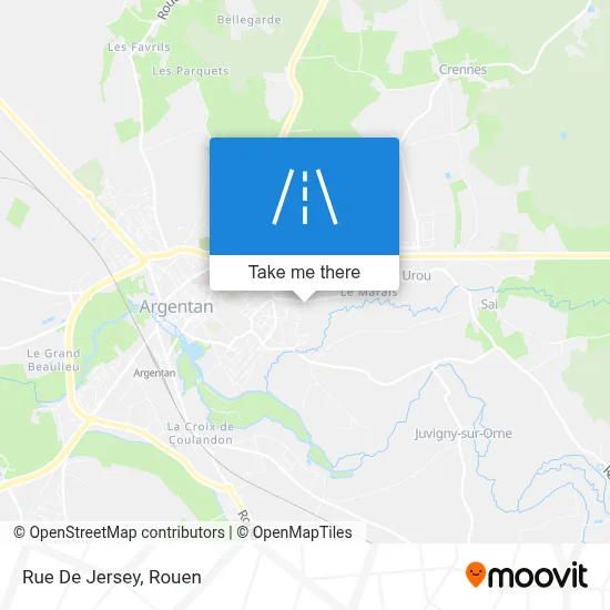 Rue De Jersey map