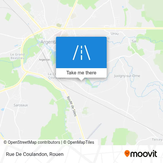 Rue De Coulandon map