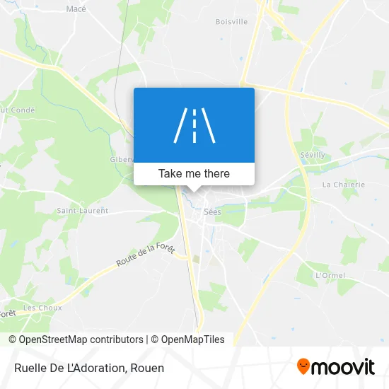 Ruelle De L'Adoration map