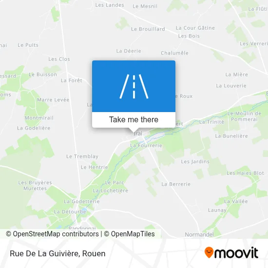 Rue De La Guivière map