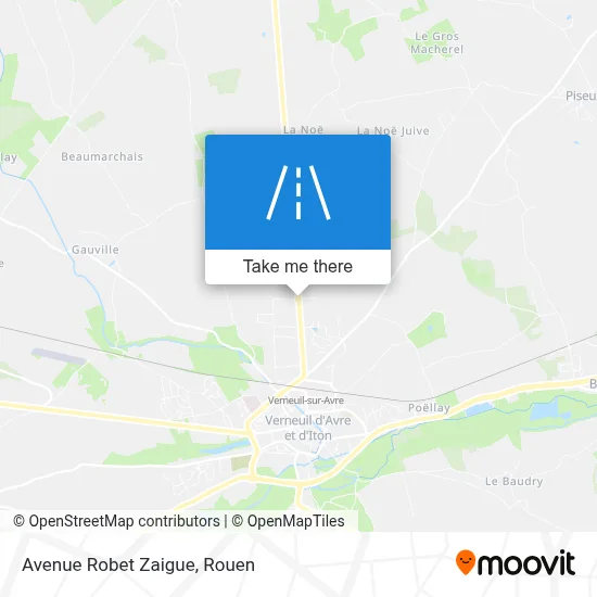 Avenue Robet Zaigue map