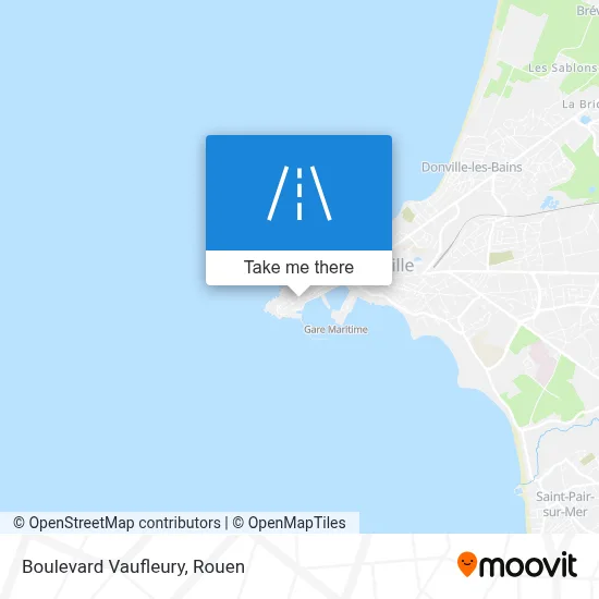 Boulevard Vaufleury map