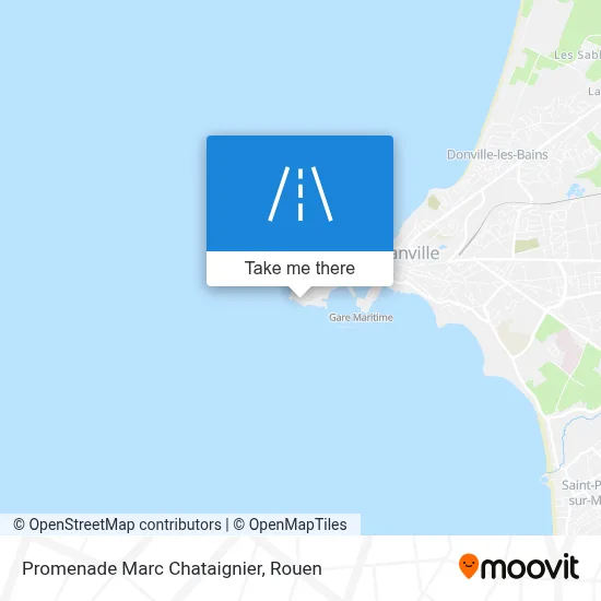 Promenade Marc Chataignier map