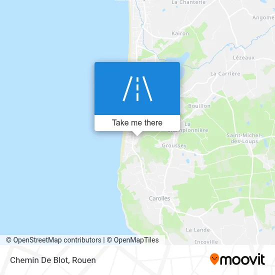 Chemin De Blot map