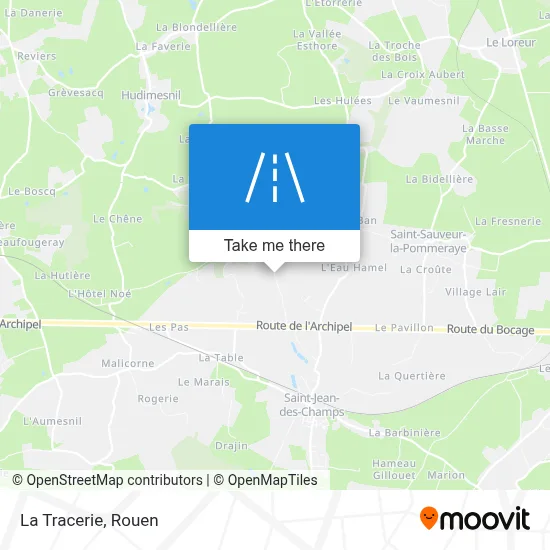 La Tracerie map