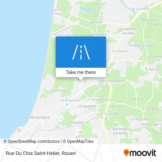 Rue Du Clos Saint-Helier map