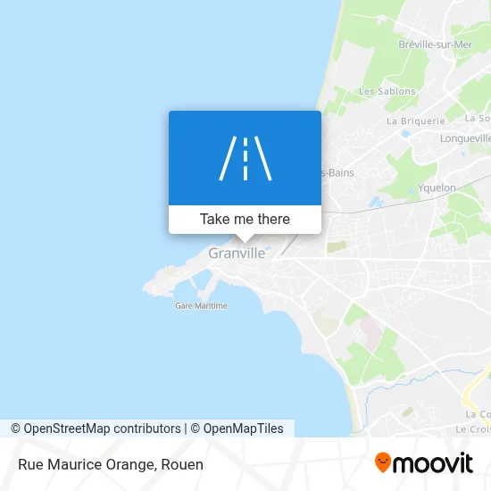 Rue Maurice Orange map