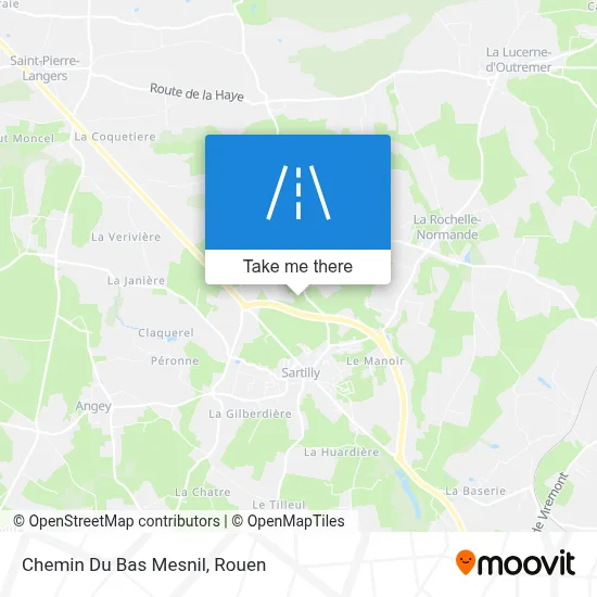 Chemin Du Bas Mesnil map