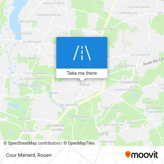 Cour Menard map