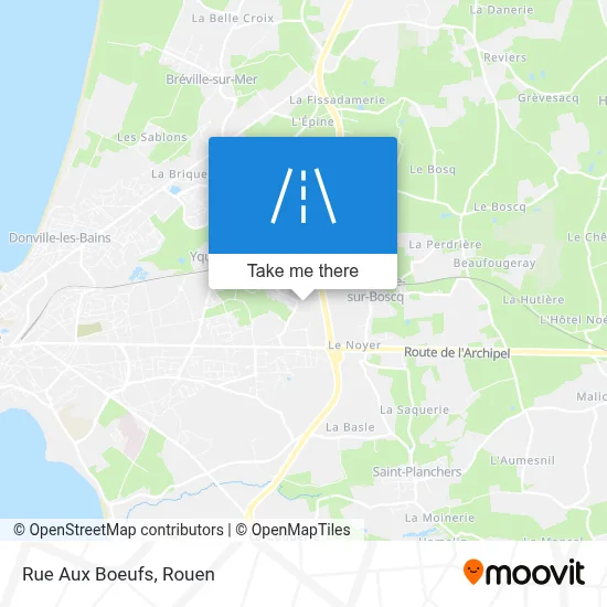 Mapa Rue Aux Boeufs