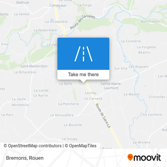 Bremons map