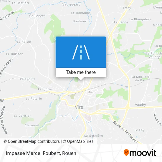 Impasse Marcel Foubert map