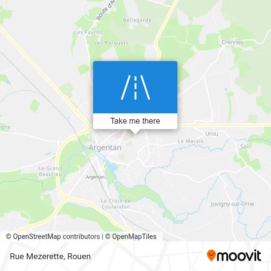 Mapa Rue Mezerette