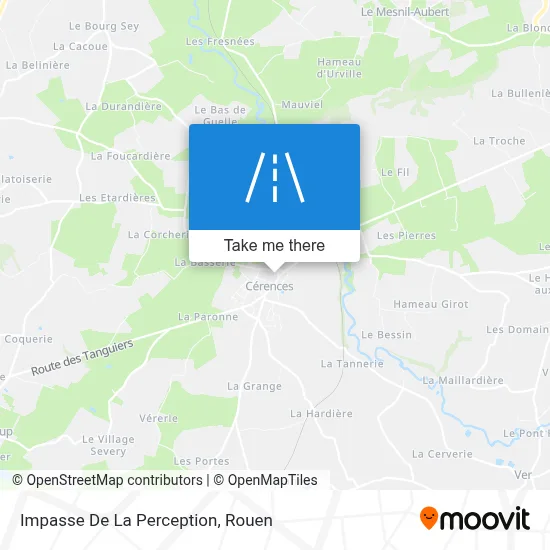 Impasse De La Perception map