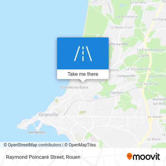 Mapa Rue Raymond Poincaré