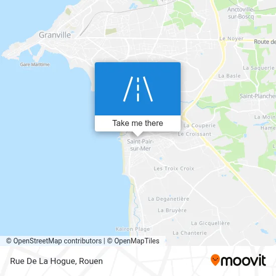 Rue De La Hogue map