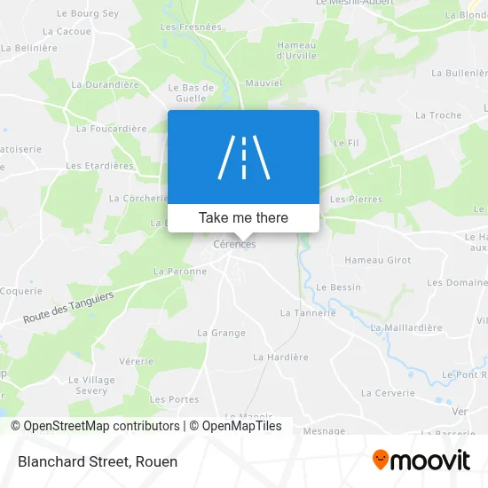 Rue Blanchard map