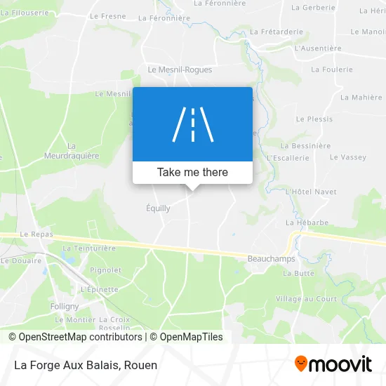 La Forge Aux Balais map