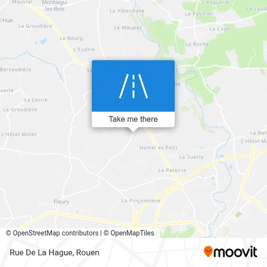 Rue De La Hague map