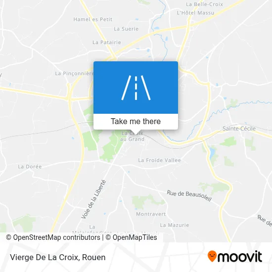 Vierge De La Croix map