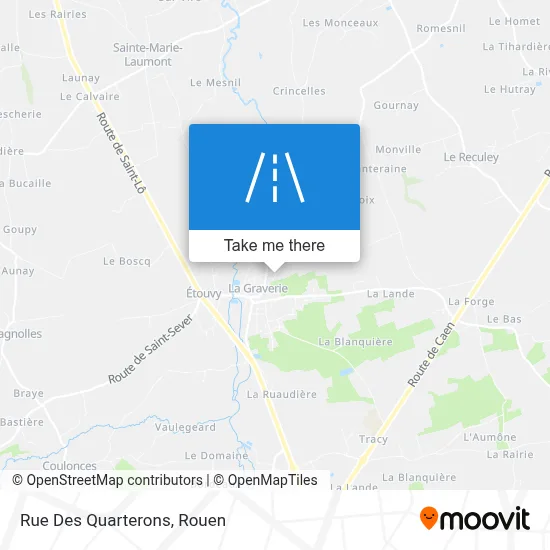 Rue Des Quarterons map