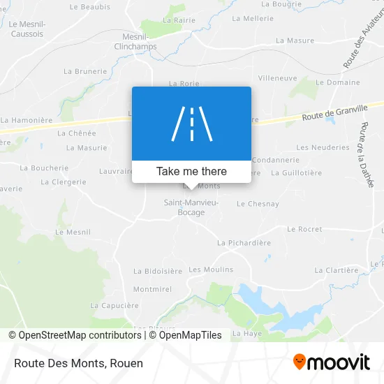 Route Des Monts map
