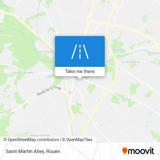 Allée Saint-Martin map