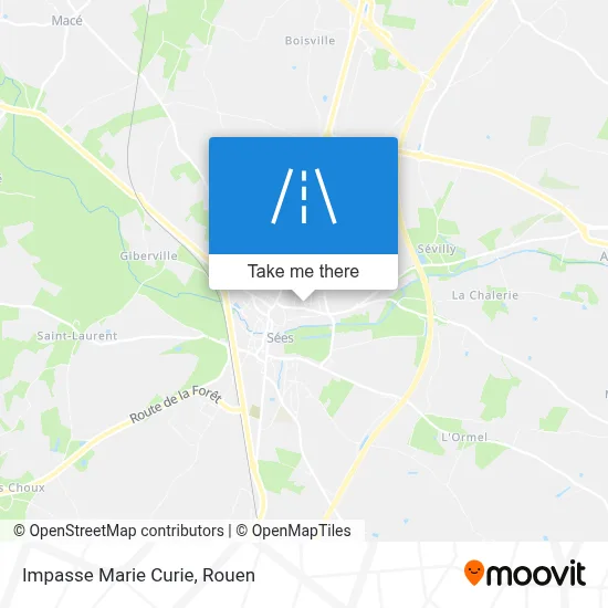 Impasse Marie Curie map