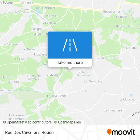 Rue Des Cavaliers map
