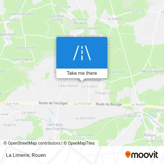 La Limerie map