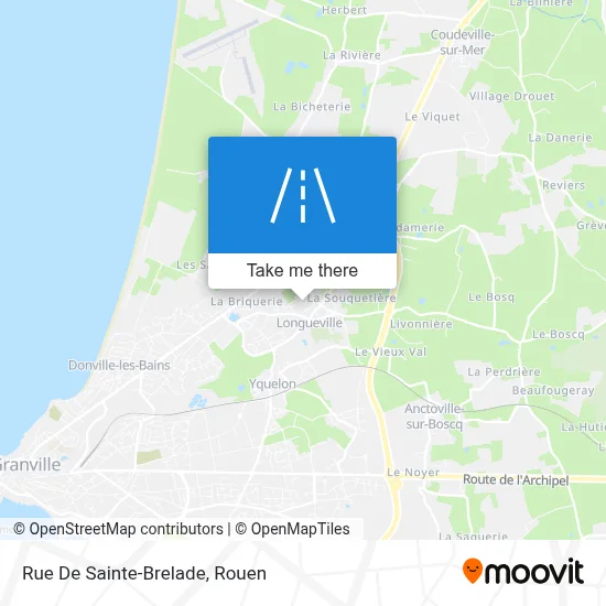 Rue De Sainte-Brelade map